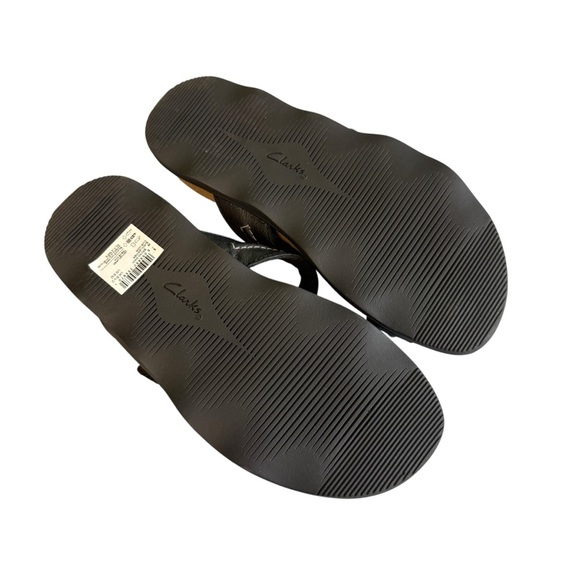 Clarks Women's Brynn Madi Toe Post Sandals. Black Size 8 #1720 NWT - Picture 5 of 6